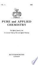 Télécharger le livre libro Pure And Applied Chemistry